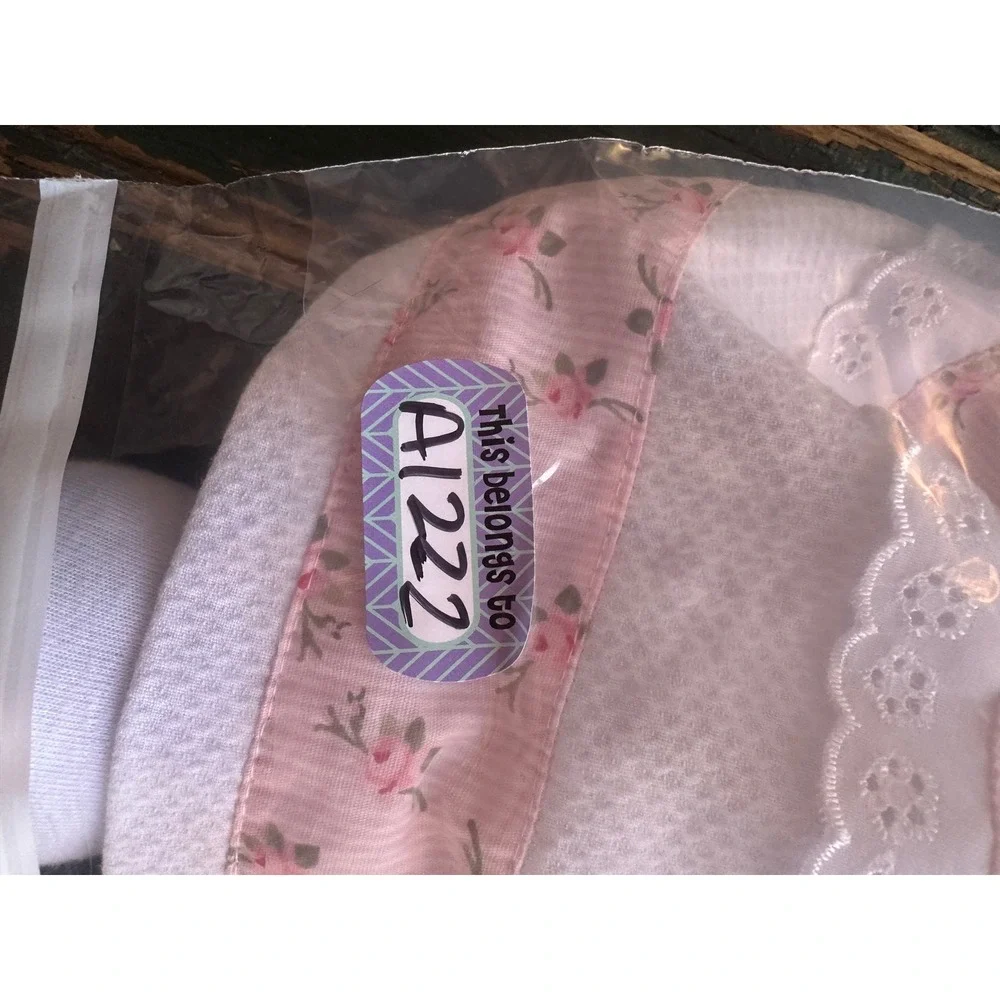 Handmade Sofia Personalized Rag Doll Pink Floral Dress Lace‎ Trim Plush 15 Inch